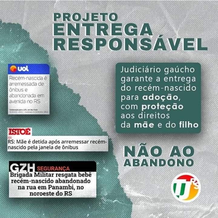 Projeto garante a entrega de recém nascido para adoção proteção aos